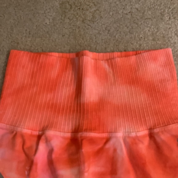 Free People Movement Peach Tie-Dyed High-Rise Leggings Size XS - Picture 5 of 7